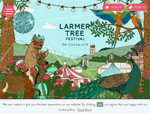 Tablet Screenshot of larmertreefestival.co.uk
